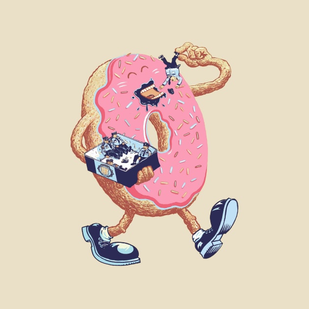 DONUTS LOVE POLICEMEN by georgeslemercenaire