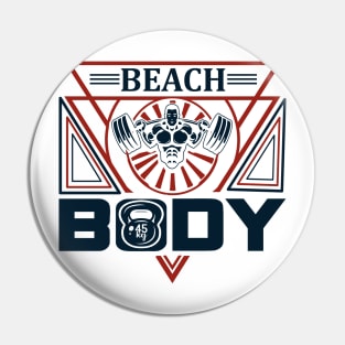 Beach body. Pin