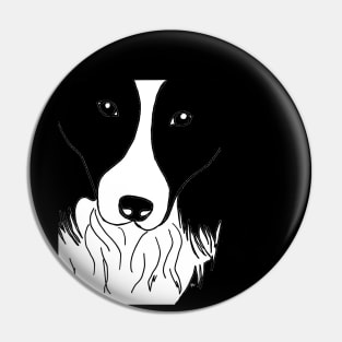 Border Collie Love Pin