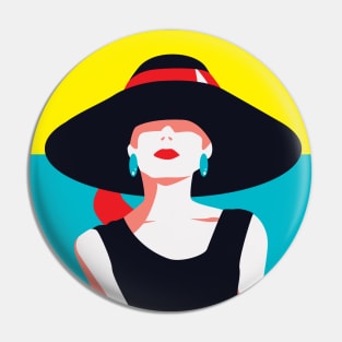 Audrey Hepburn by Cindy Rose Studio Pin