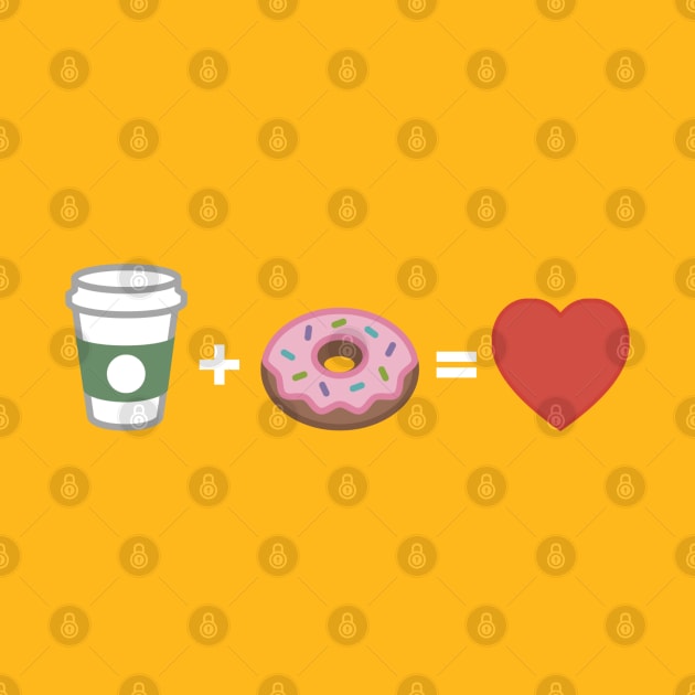 Coffee and Donuts Equals Love by MedleyDesigns67