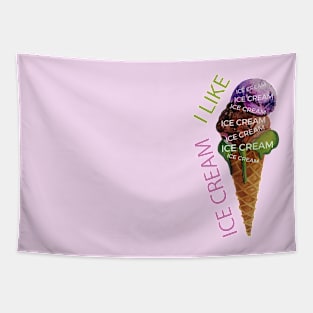 I LIKE ICE CREAM Tapestry