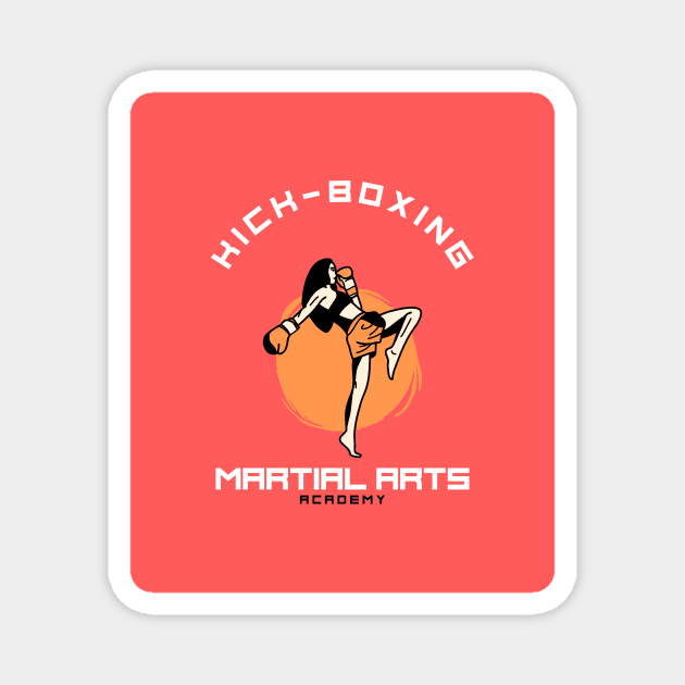 Kick-Boxing | Martial Arts Academy Magnet by AladdinHub