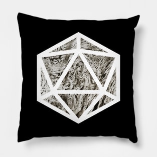 D20 Decal Badge - Chaotic's Heart Pillow