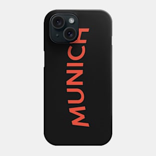 Munich City Typography Phone Case