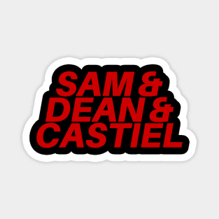Sam & Dean & Castiel (Supernatural) Magnet