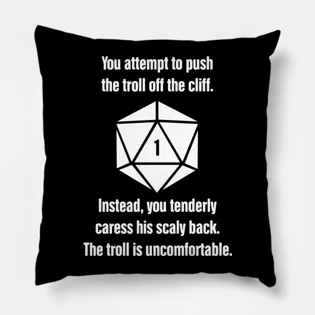 Troll | d20 Roleplaying Game Scenario | Board Game Pillow by MeatMan