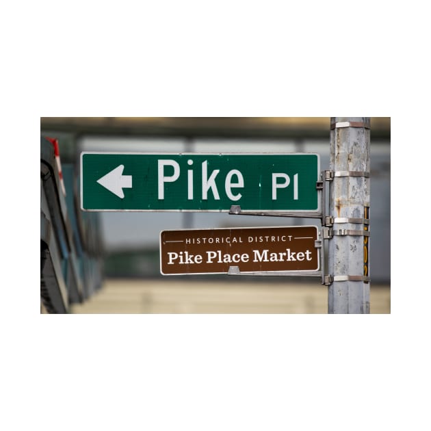 Pike Place Street Sign by jforno