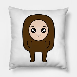 Klaus The Colostomy Bag (Brown) Pillow