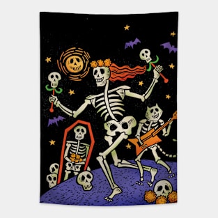 Heavy Metal Halloween Tapestry