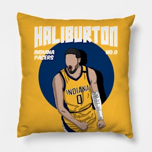 Tyrese Haliburton Comic Style Pillow