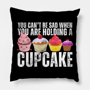 You can't be sad when you are holding a Cupcake Pillow