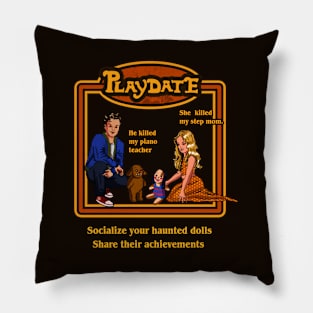 Haunted playdate Pillow