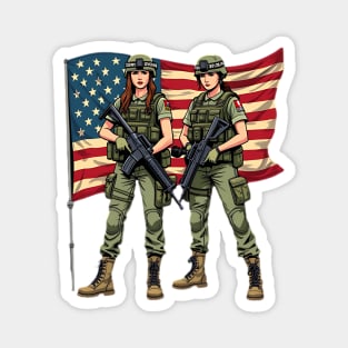 United States Army Women Magnet