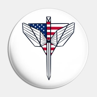 Angel Shield (US) Pin
