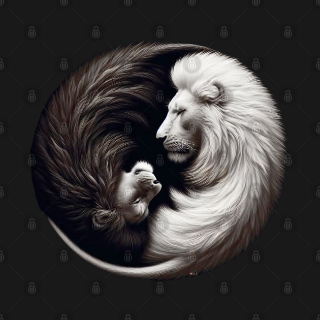 Lions Yin and Yang by Darn Doggie Club by focusln