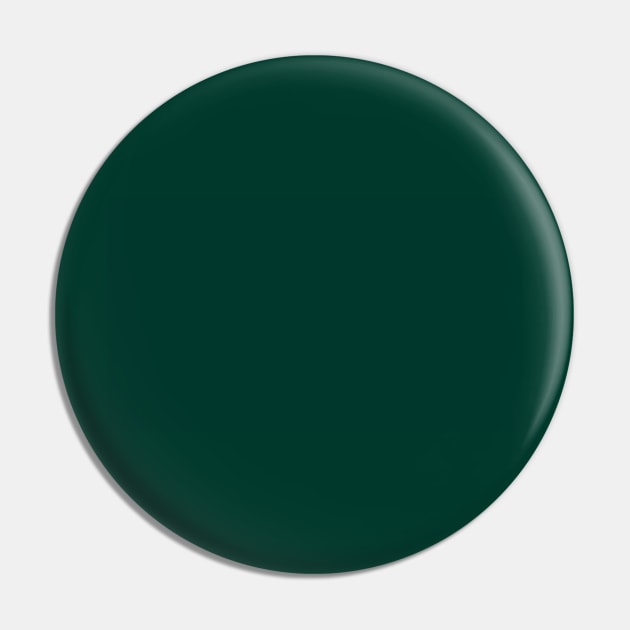 Dark Green Block Pin by martynzero