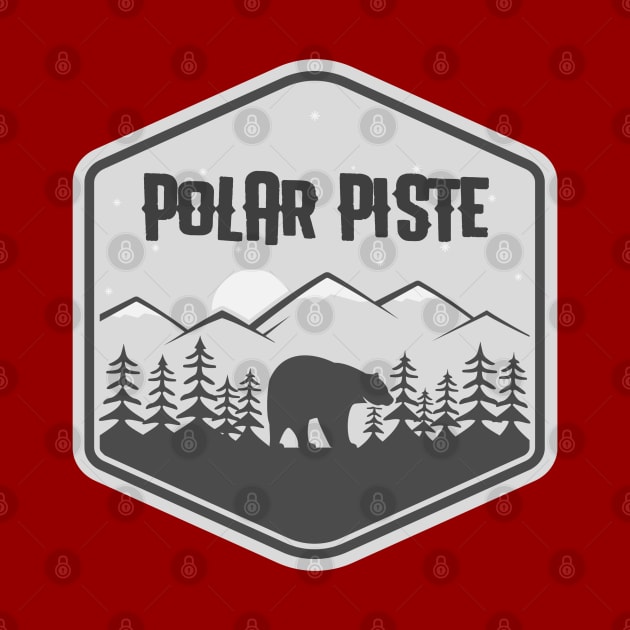 Polar Piste, snowboard t-shirts, lift t-shirts, snowboarding t-shirts, extreme sports, extreme t-shirts, rocky mountains, downhill t-shirts by Style Conscious