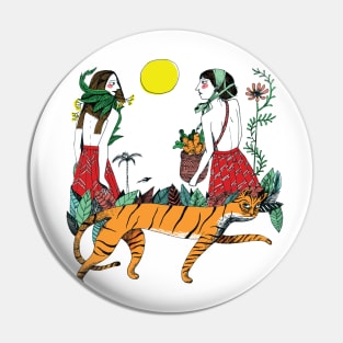 Tiger garden Pin