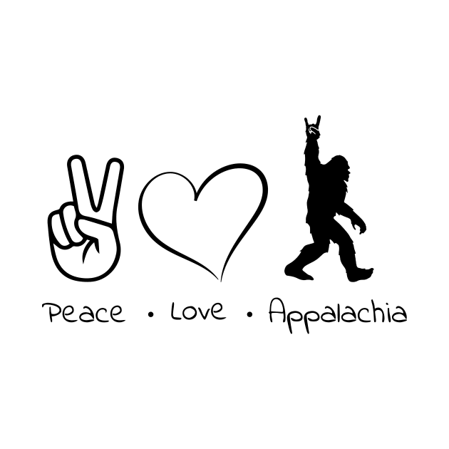 Peace Love Appalachia by West Virginia Women Work