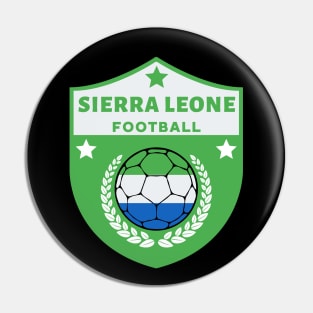 Sierra Leone Football Pin