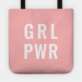 GRL PWR White Rose Tote