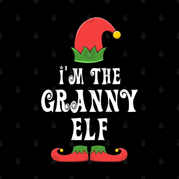 Granny Elf for Matching Family Christmas Group by jkshirts