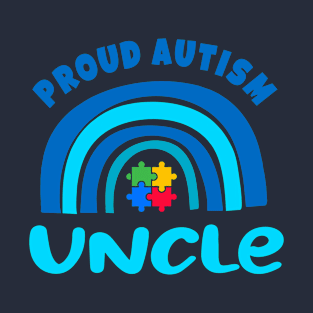 Proud Autism Uncle T-Shirt