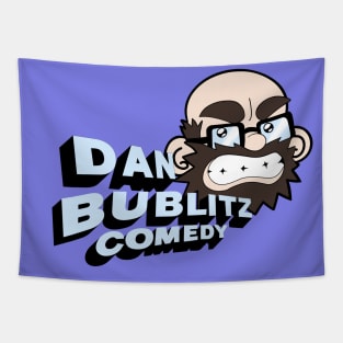 Dan Bublitz Jr Cartoon Comedy Logo Tapestry