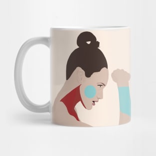 She Series - Real Women Collage Version 1 Travel Mug by Karen Hallion  Illustrations