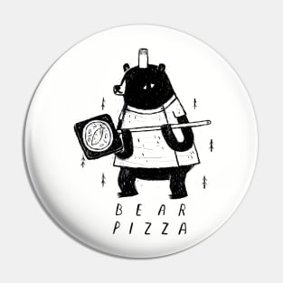 bear pizza Pin