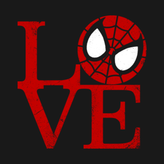 spidey heart shirt