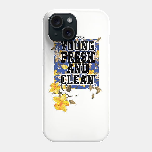 Stay YFAC-blue Phone Case by God Given apparel