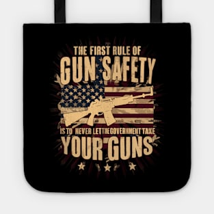 2nd Amendment Gun Safety Gun Rights Supporters Tote