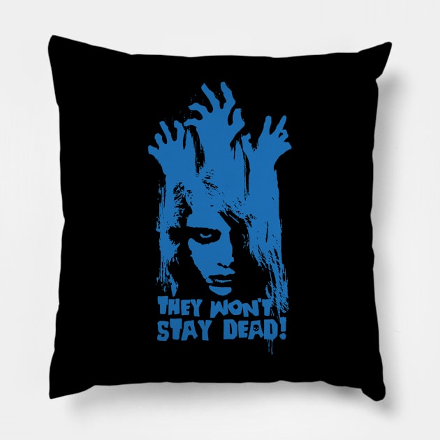 The living dead v6 Pillow by demonigote