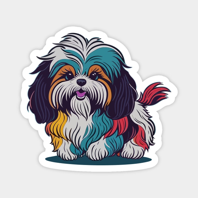 Havanese Portrait Magnet by SpriteGuy95