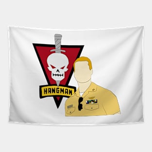 hangman symbol and uniform Tapestry