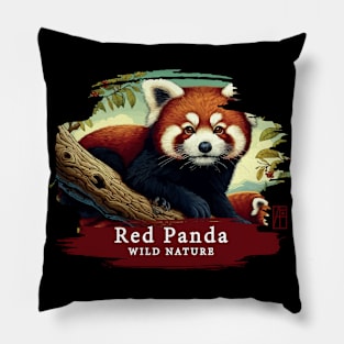 Red Panda - WILD NATURE - RED PANDA -11 Pillow