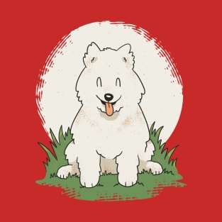 Happy Samoyed Puppy T-Shirt