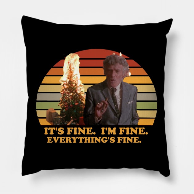 Uncle Lewis - It's Fine. I'm Fine. Everything's Fine. Pillow by Bigfinz