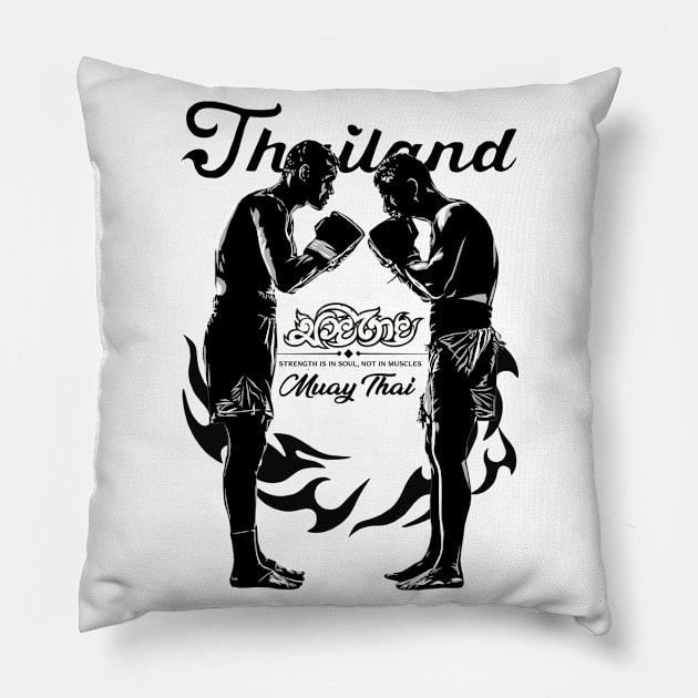 Muay Thai Pillow by KewaleeTee