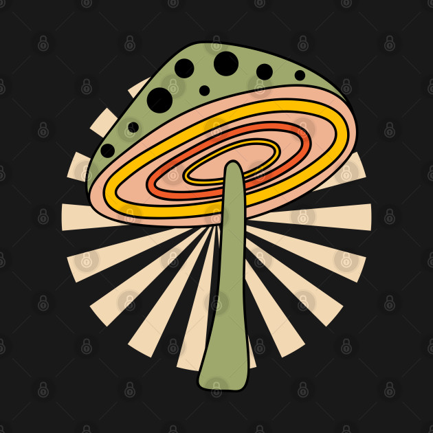 Retro mushroom by QuirkyWay