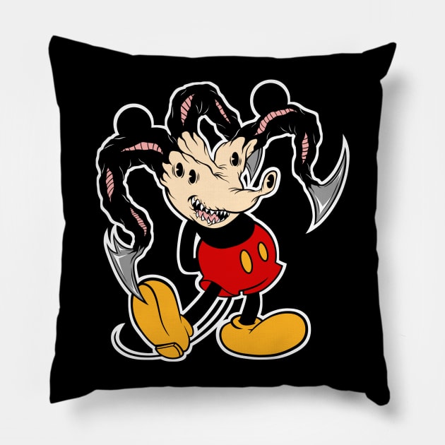 Parasite Mouse Pillow by Eman