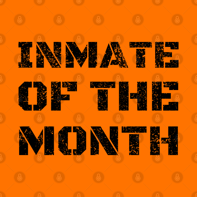 FUNNY LAZY HALLOWEEN COSTUME INMATE OF THE MONTH by apparel.tolove@gmail.com