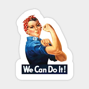 VINTAGE WE CAN DO IT Pop Art Magnet