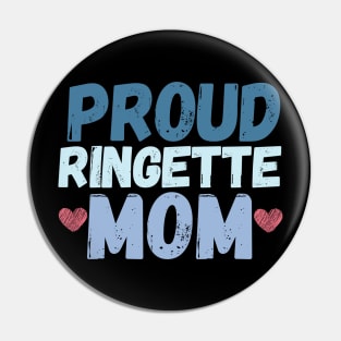 Proud ringette mom Pin