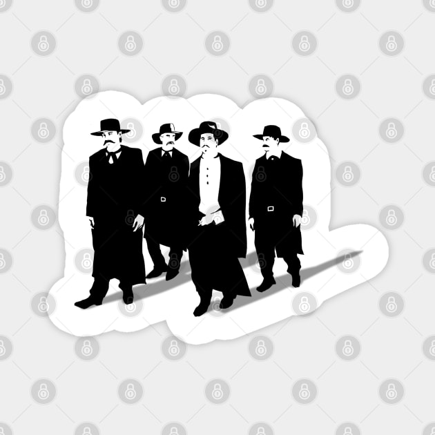 Tombstone Dogs Magnet by LVBart