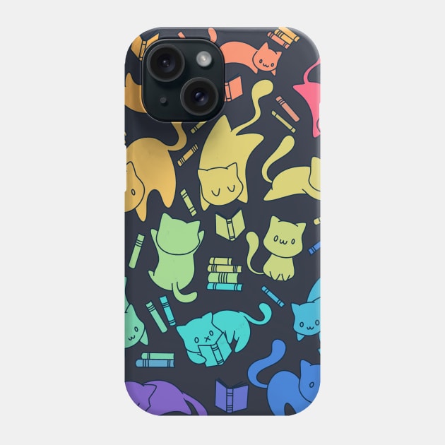 Cats & Books Phone Case by TaylorRoss1