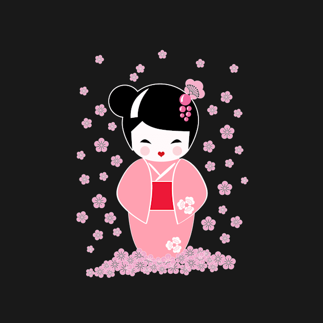 Sakura Kokeshi by emanuelacarratoni