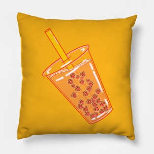 Orange you glad you got toe bean boba Pillow